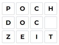 Darstellung der Situation nach der Rücknahme der Texteingabe